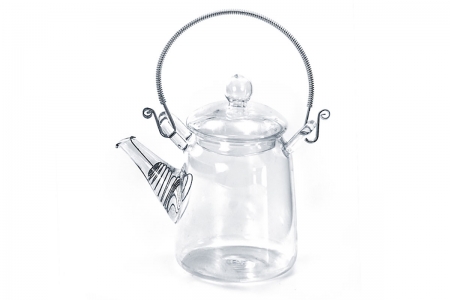 Sklenený čajník 