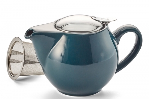 Čajník so sitkom Zaara,  tmavo zelený 0,5 l